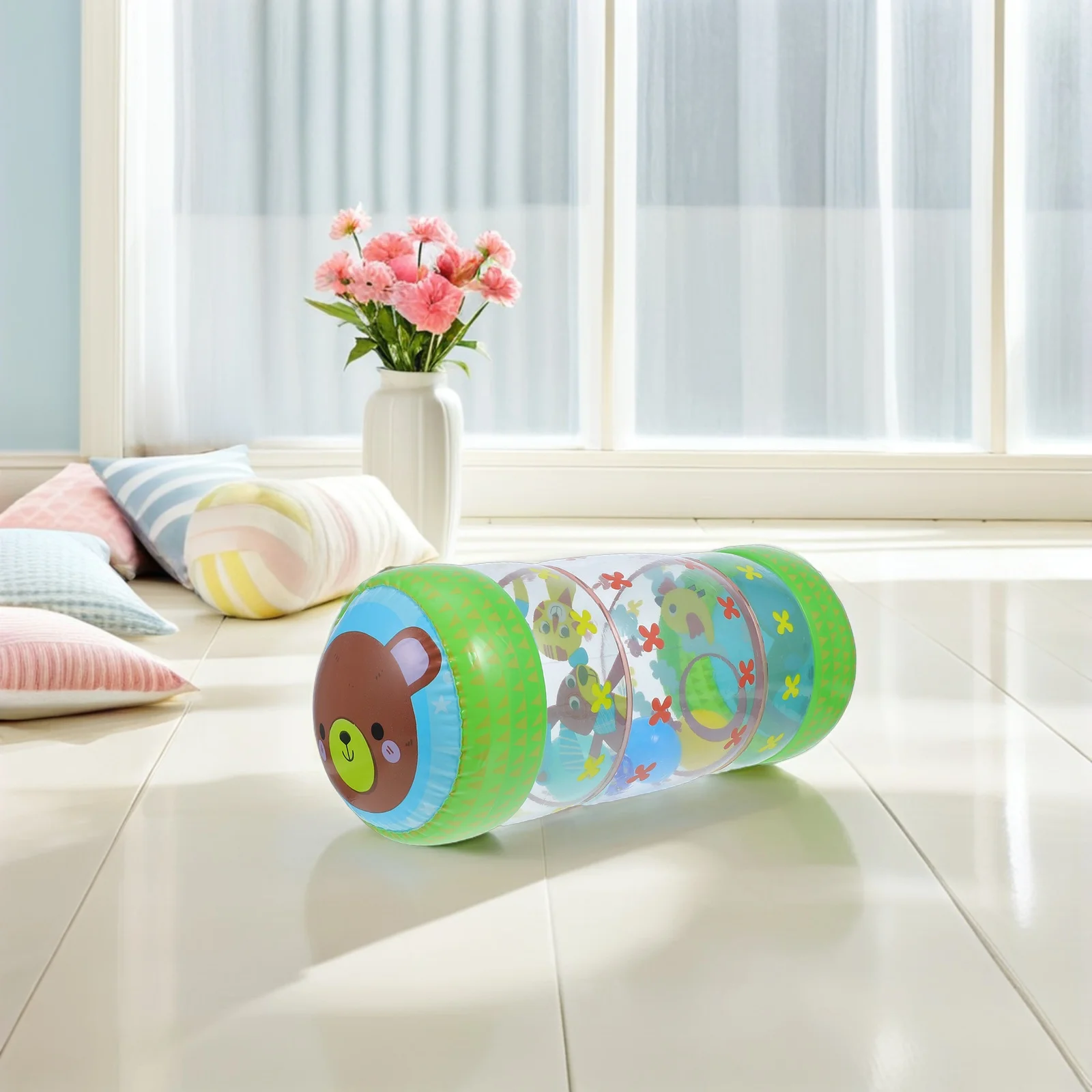 Надувной детский роликовый колокольчик для ползания