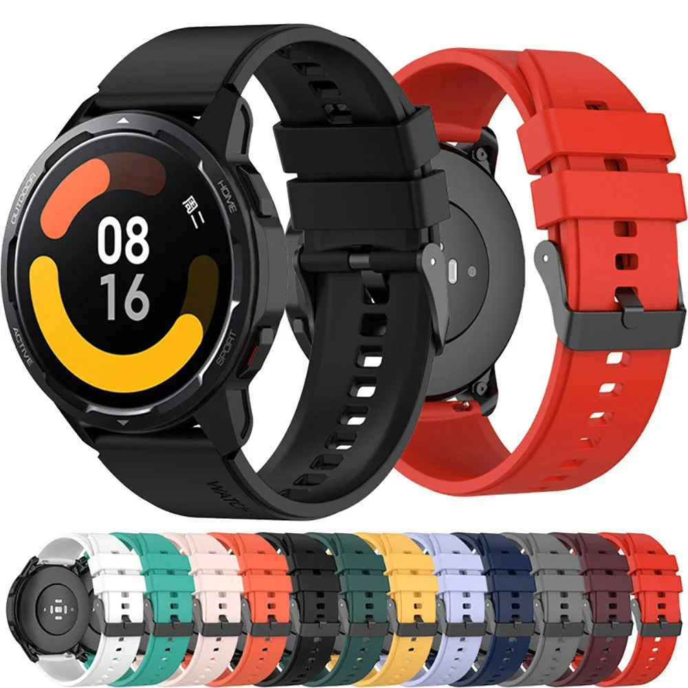 Мягкий силиконовый ремешок 22 мм для xiaomi mi watch color 2