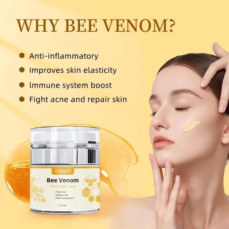 Крем для лица с короной и бриллиантами и медом - Фотография_2