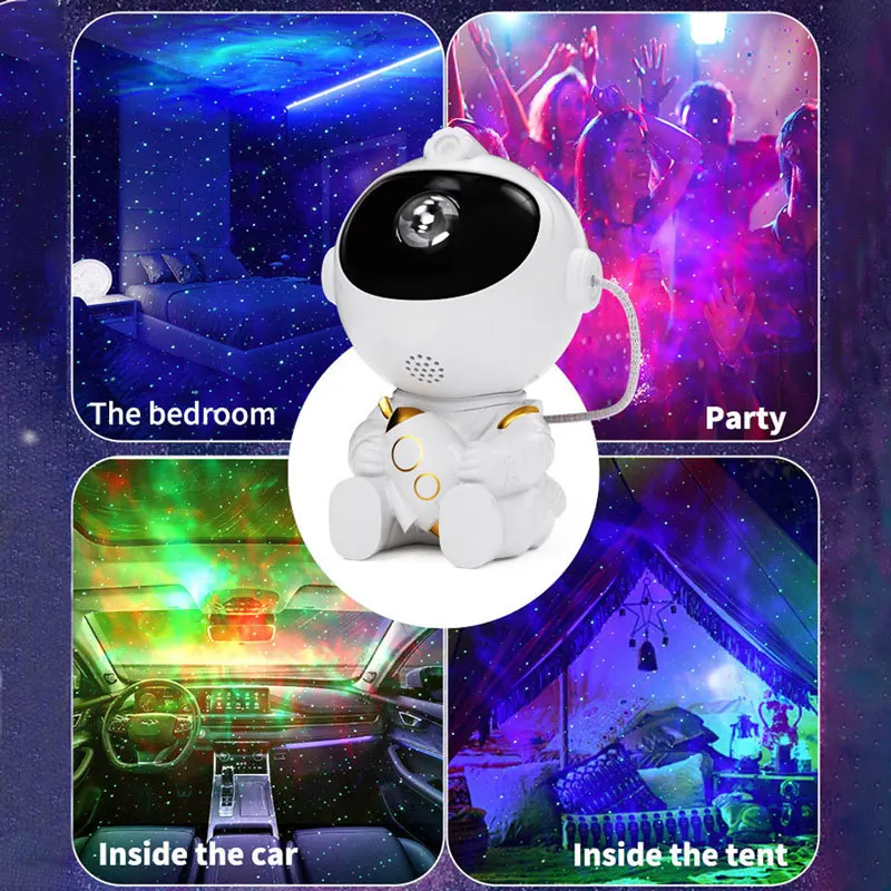Астронавт галактика проектор светодиодный ночник для детей - Фотография_4