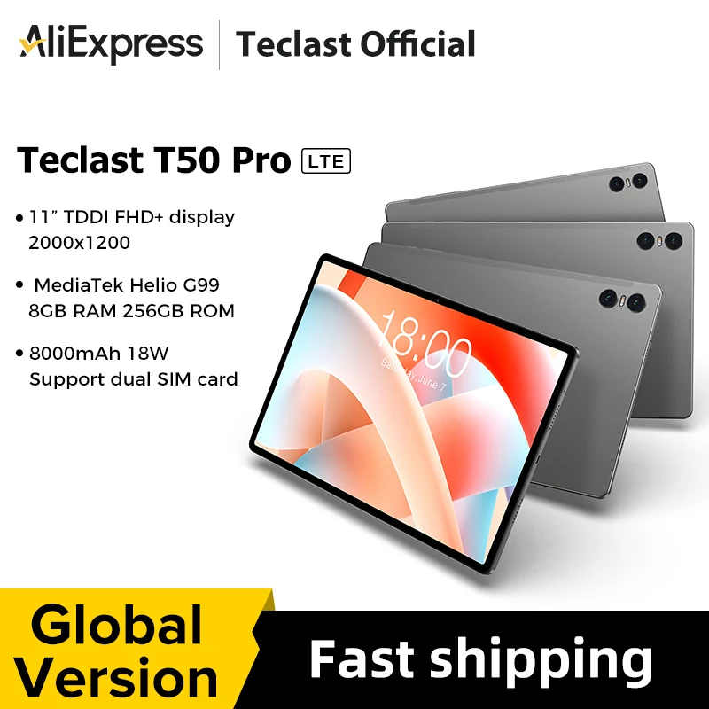 Teclast t50 pro android 13 планшет