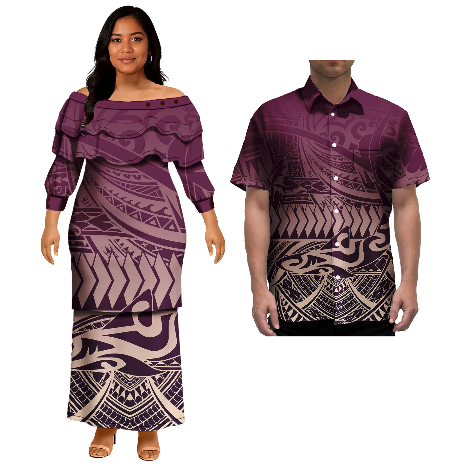Платье pacific islander в полинезийском племени самоан - Фотография_3