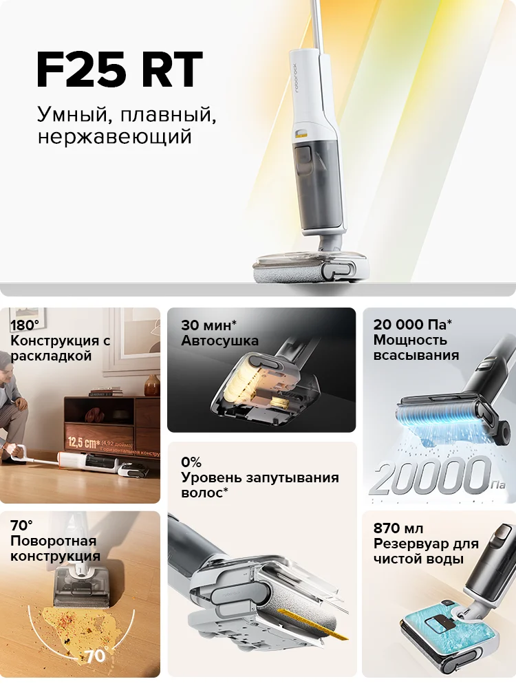 Пылесос roborock f25 rt - Фотография_2