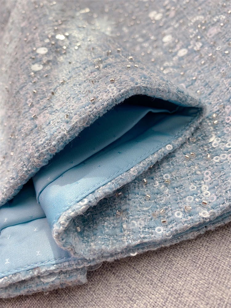 Женский твидовый костюм «богатство» - Фотография_6