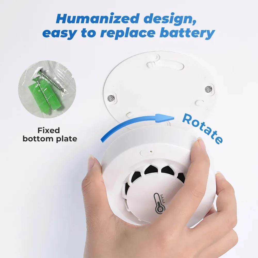 3 в 1 tuya zigbee детектор дыма - Фотография_5