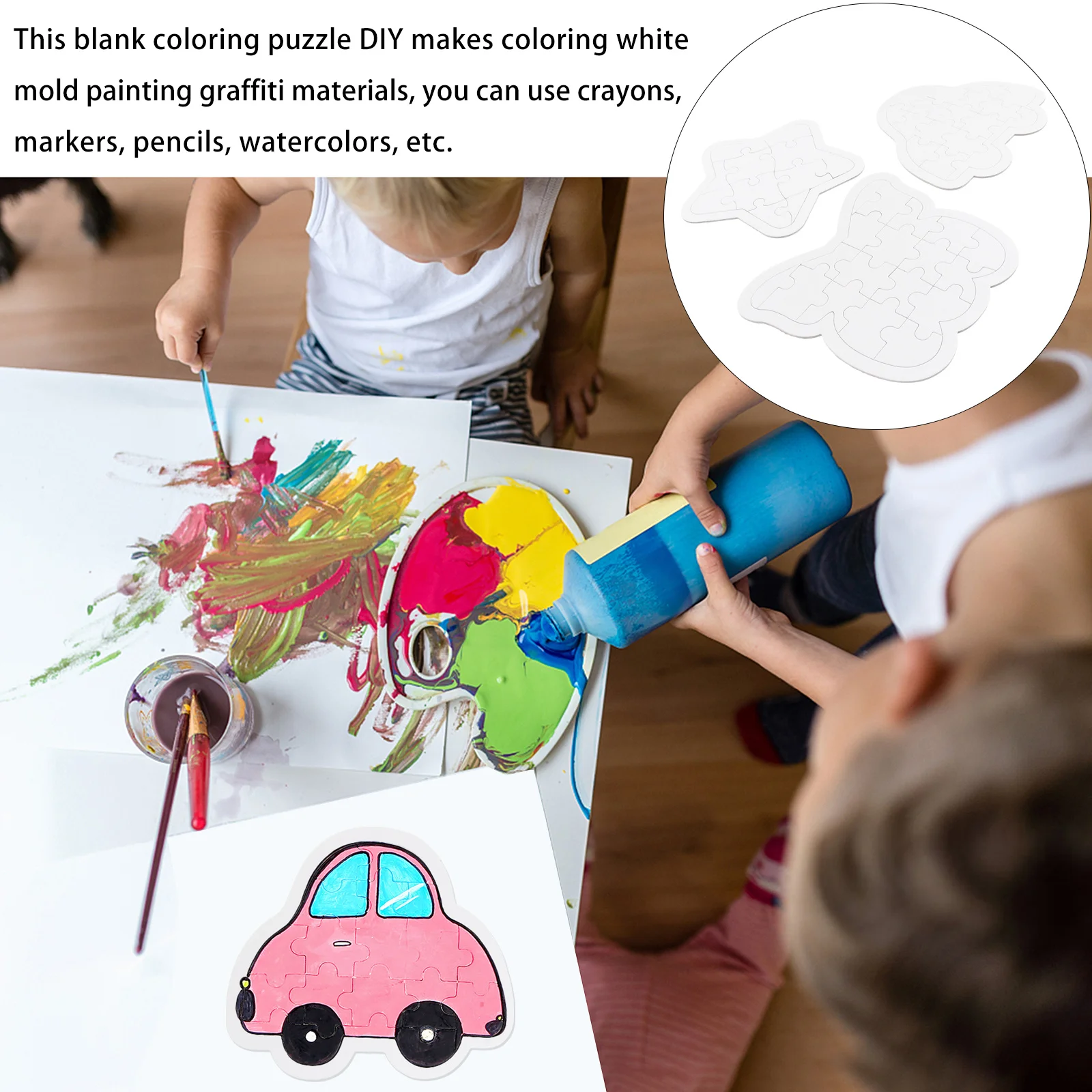 Пустая головоломка для рисования своими руками - Фотография_3