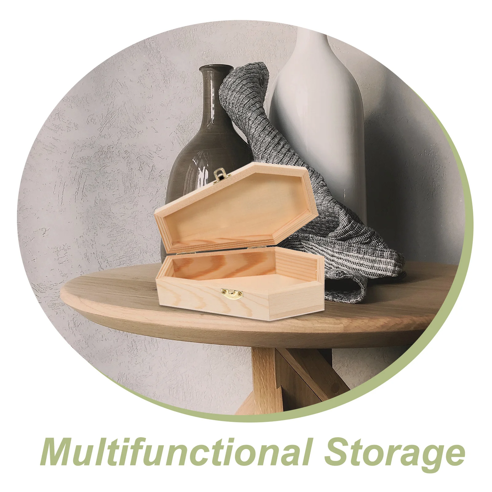 Маленькая деревянная коробка для конфет в виде гроба - Фотография_2