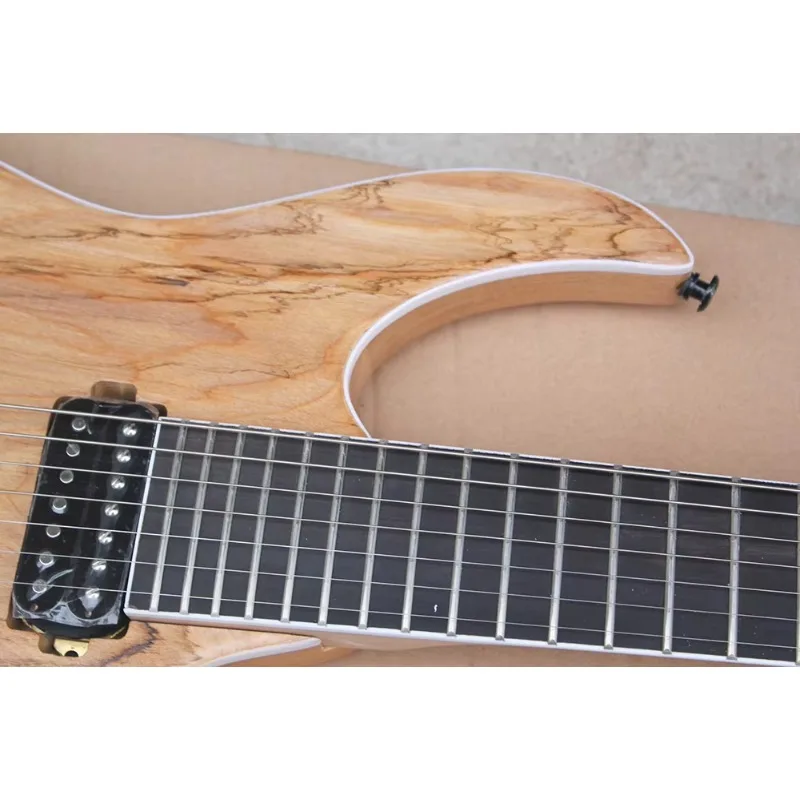 Stlffactory outlet- 7 strings natural electric guitar with 24 frets - Фотография_4