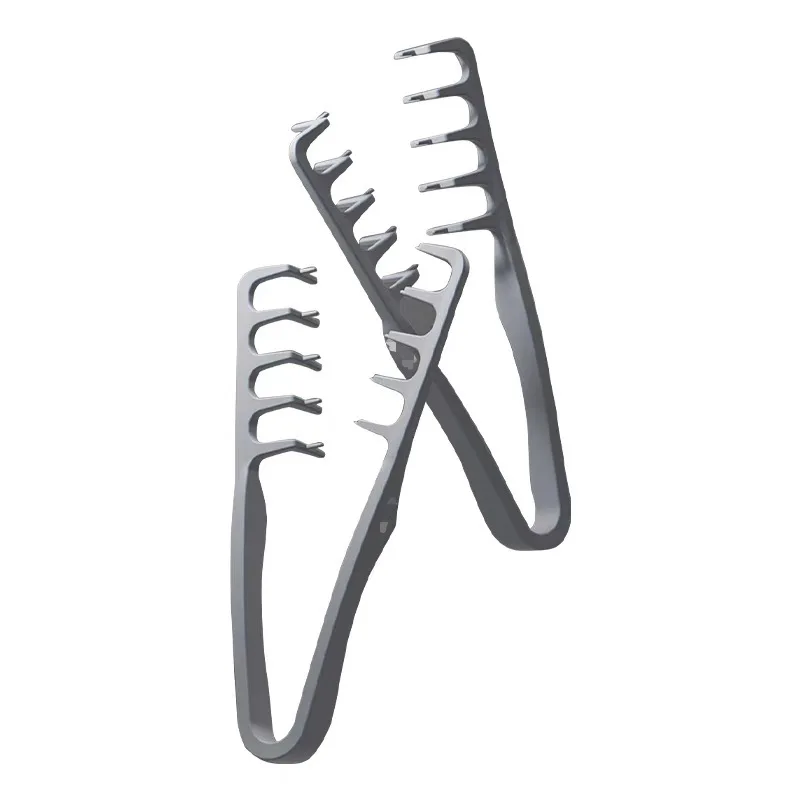 Расческа для укладки волос с широкими зубьями - Фотография_6