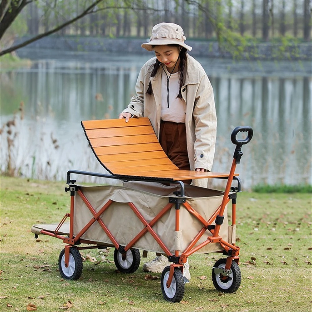 Складной стол, портативная тележка для кемпинга - Фотография_6