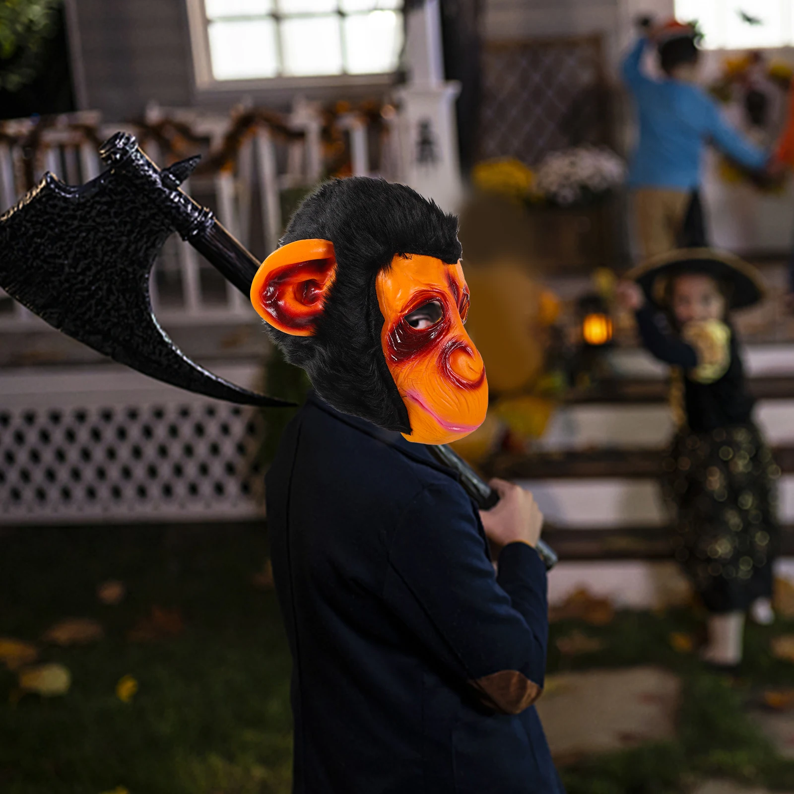 Головной убор обезьяны на хэллоуин