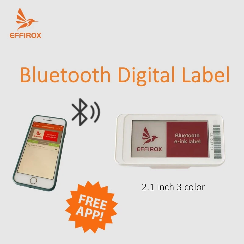 2,1-дюймовая электронная этикетка
