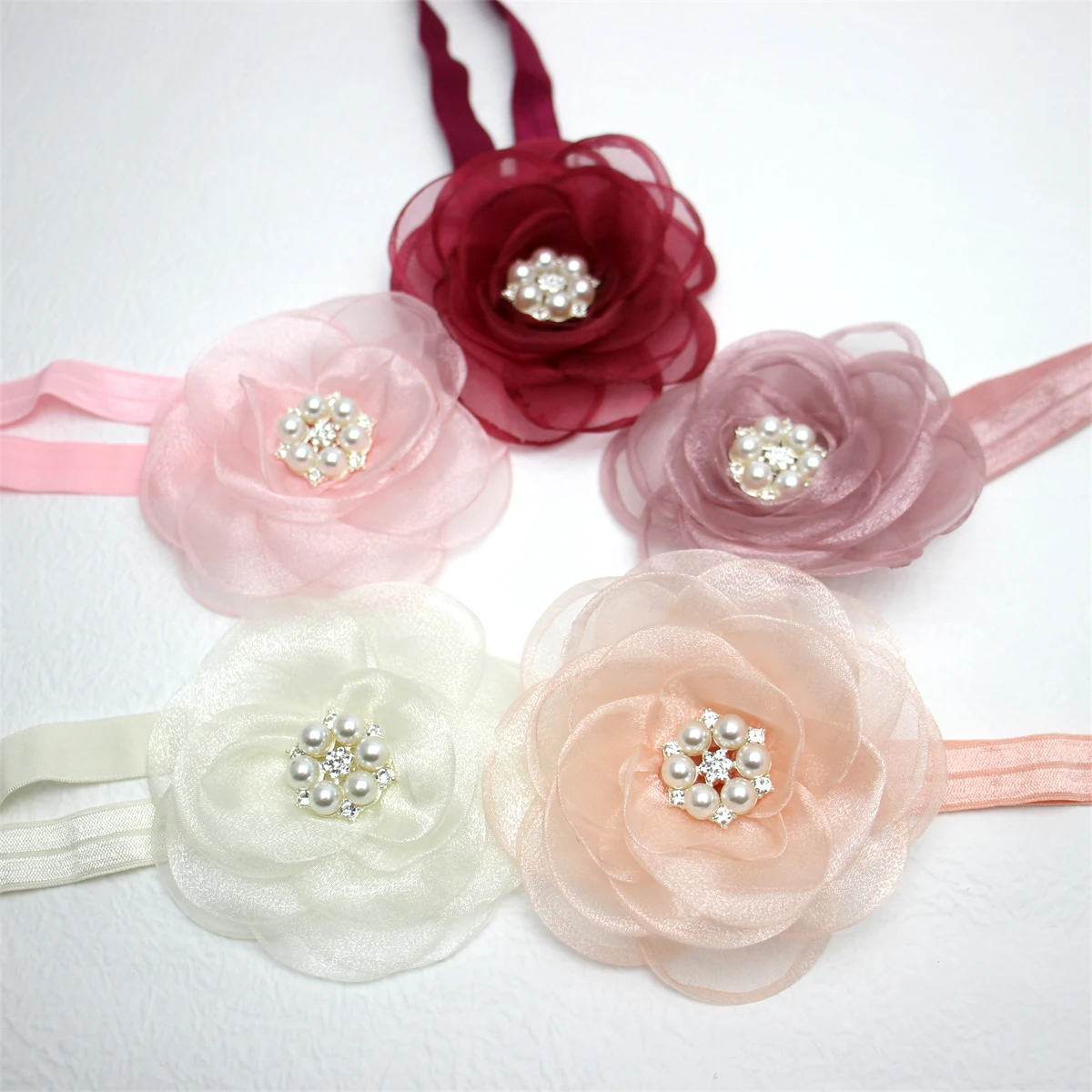 Бутиковая шифоновая повязка на - Фотография_4