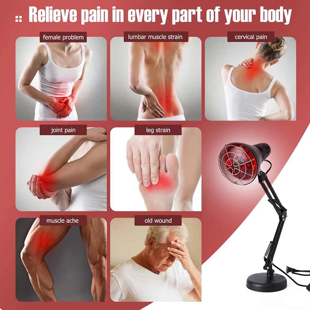 Инфракрасная массажная лампа с подогревом - Фотография_5