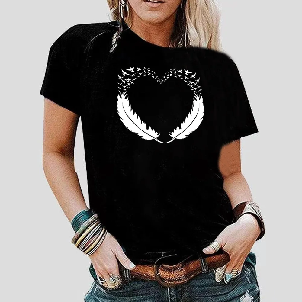 Футболка с коротким рукавом в стиле харадзюку - Фотография_5