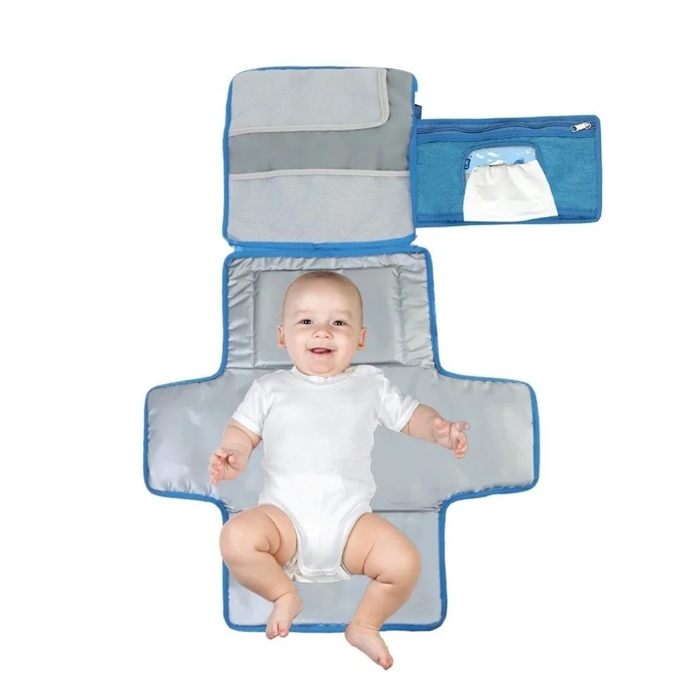 Сплошной цвет, пеленальный коврик 3 в 1