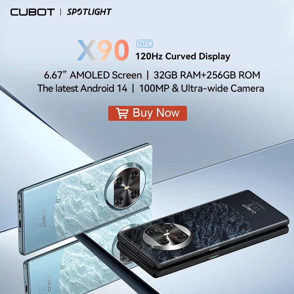 Cubot x90, смартфон android 14