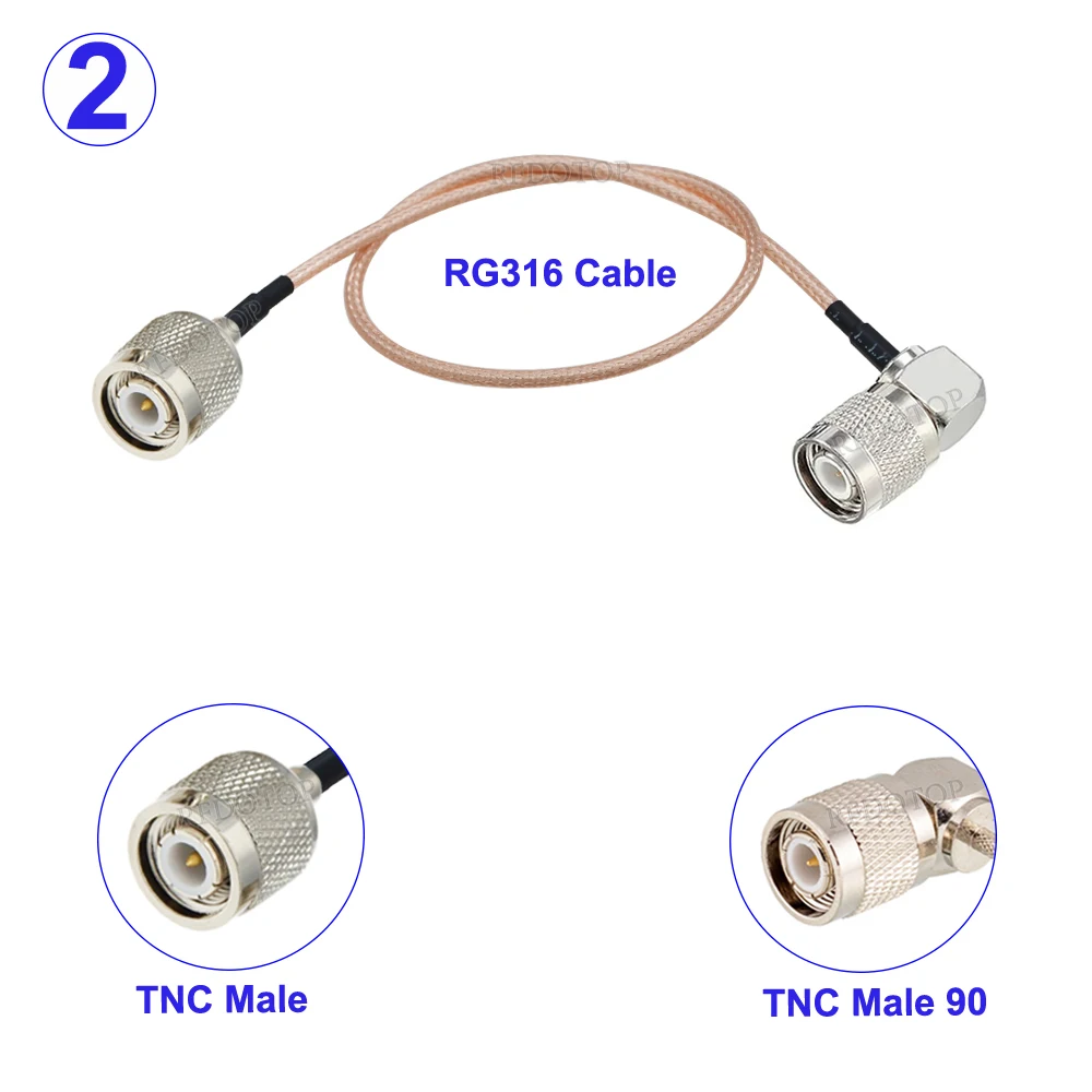 Tnc rg316 кабель rp-tnc/tnc штекер-tnc - Фотография_3