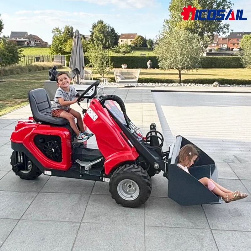 Маленький мини-погрузчик с бортовым поворотом - Фотография_2