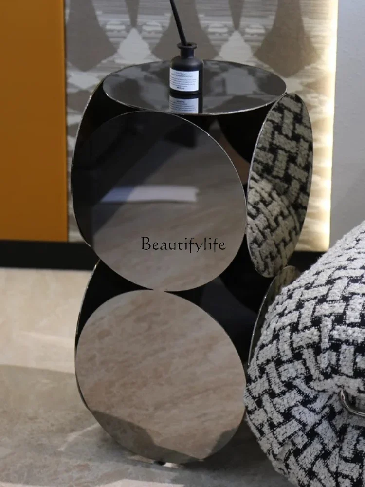 Ls 27 итальянское минималистское зеркало из нержавеющей стали с краем - Фотография_2