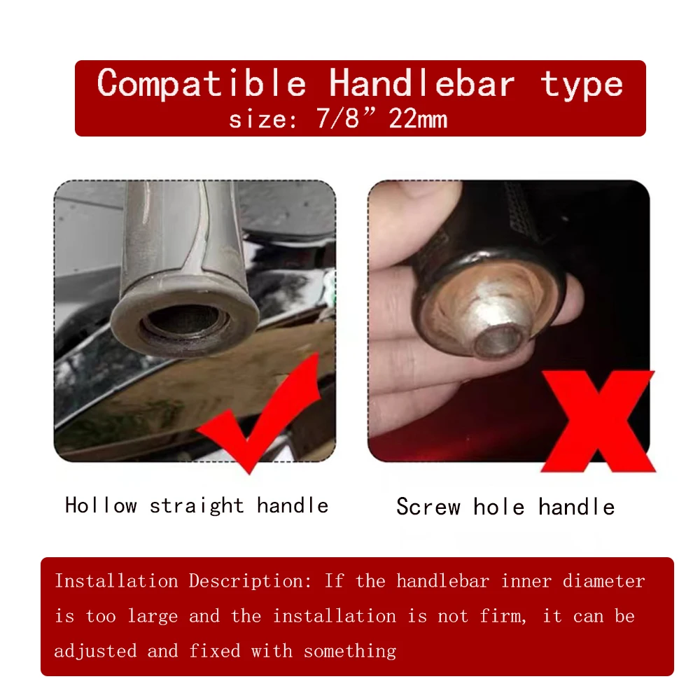 Мотоциклетные ручки руля с чпу 7/8 дюйма - Фотография_4