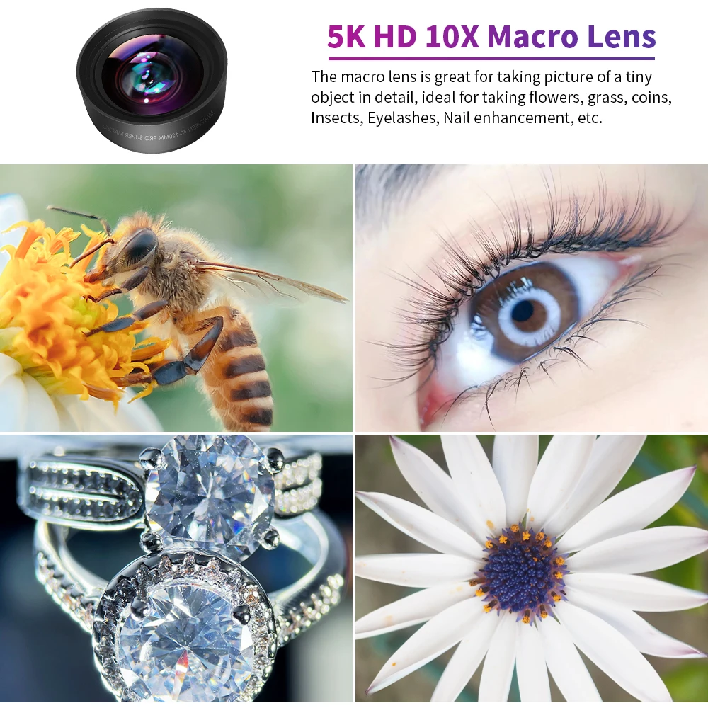 Профессиональный макрообъектив 120 мм 5k hd 10x super macro - Фотография_6