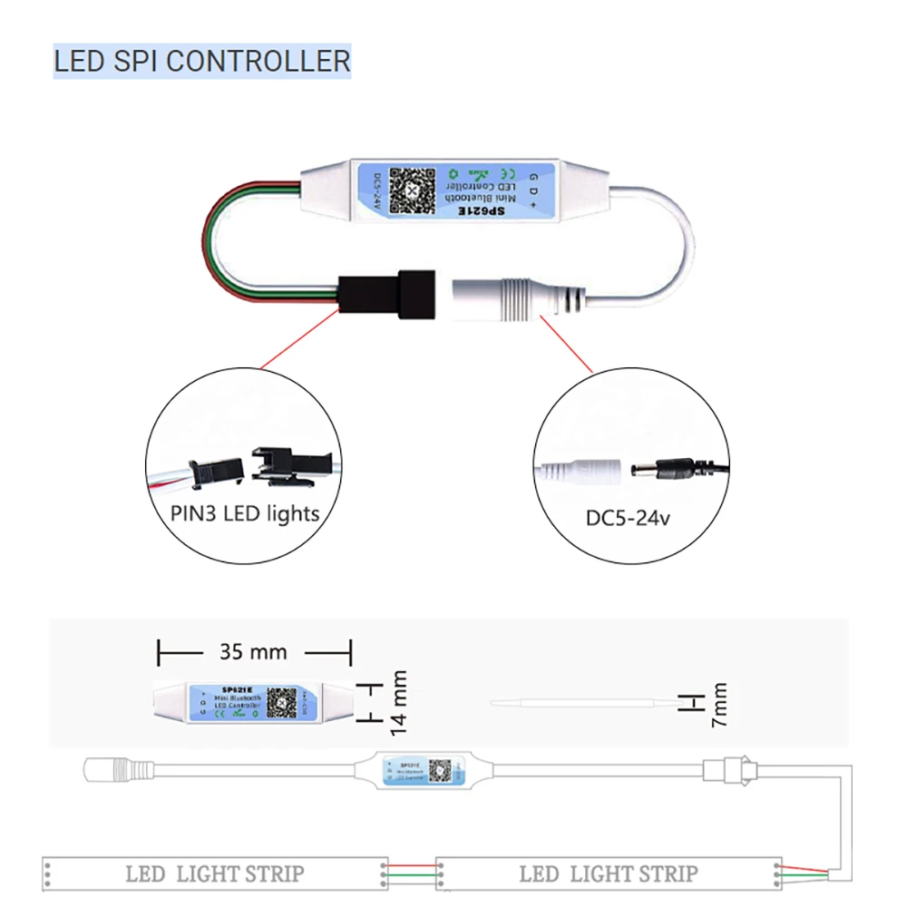 Новый bluetooth mini ws2811 ws2812b - Фотография_5