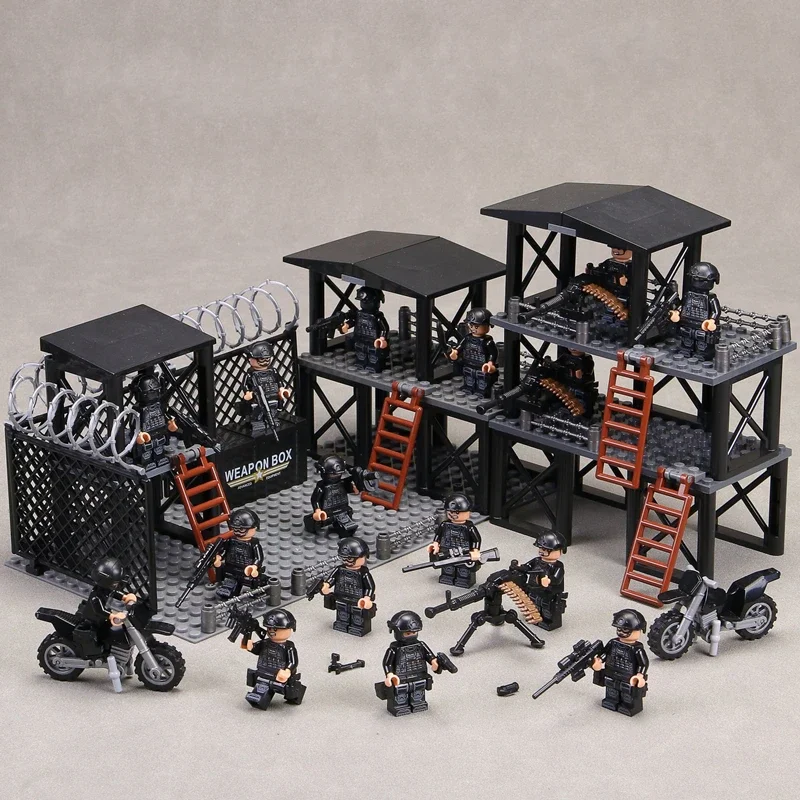 Ww2 barracks moc soldier camp sentry - Фотография_3