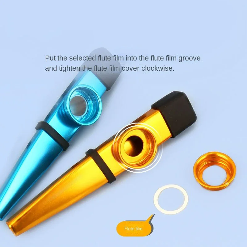 Металлические kazoos с 20 диафрагмами для флейты kazoo - Фотография_4