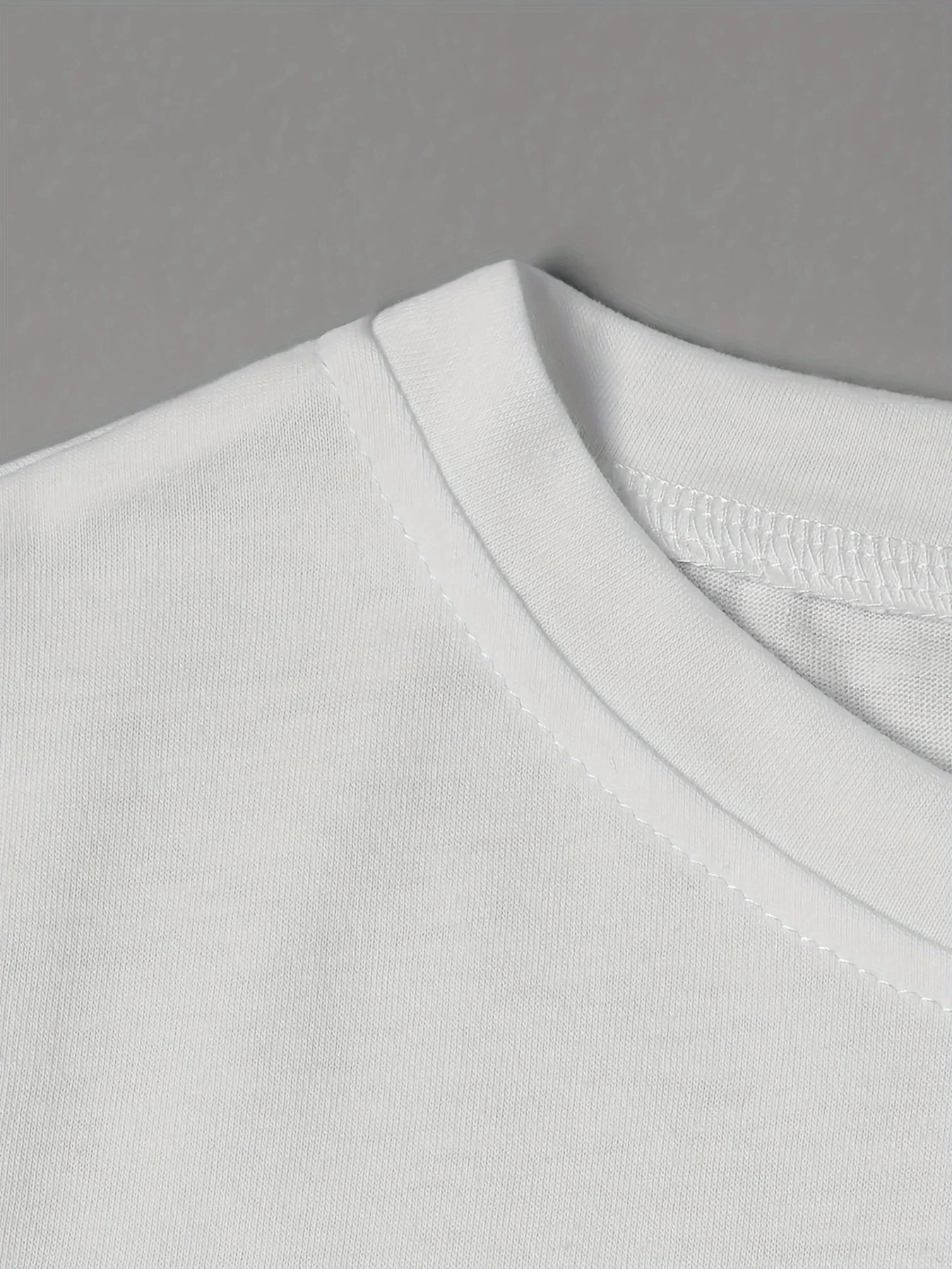 Модная женская футболка с милым принтом кота и коротким рукавом - Фотография_4