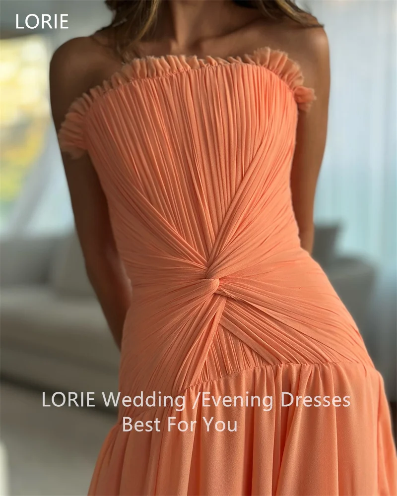 Lorie оранжевые вечерние платья - Фотография_4