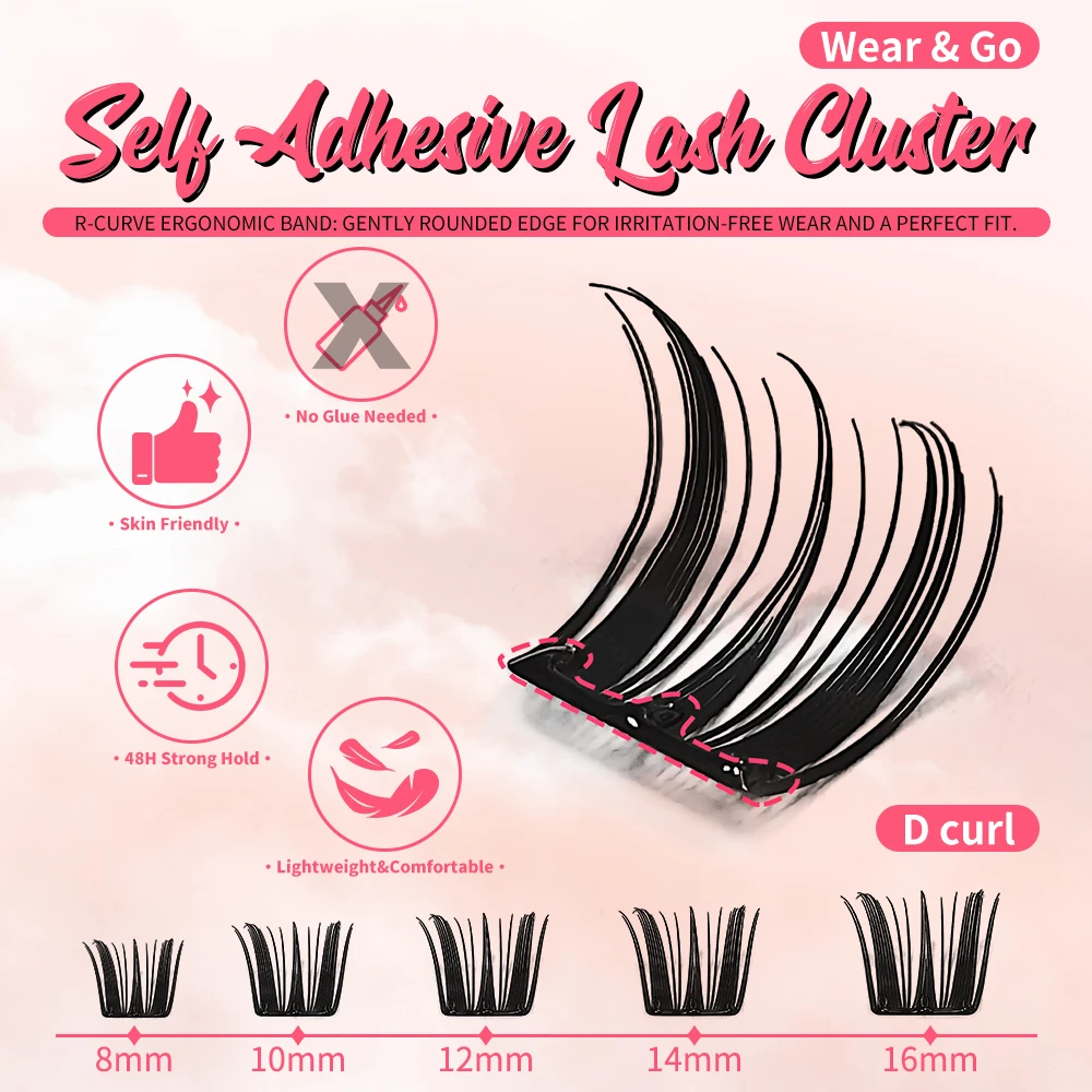 Ucoolme бесклеевые ресницы flakthin - Фотография_4