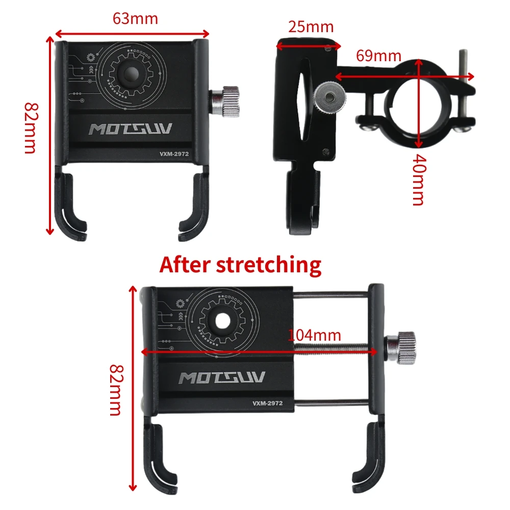 Мотоциклетный держатель для телефона - Фотография_2