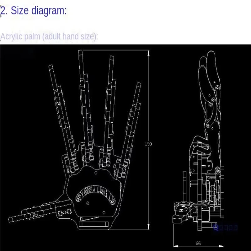 5 dof роботизированная рука - Фотография_5