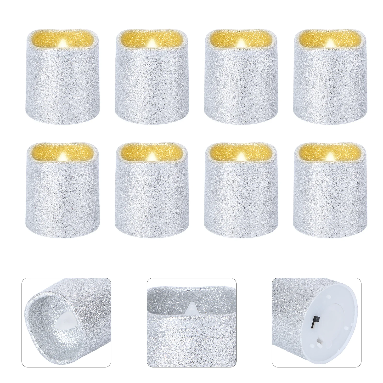 Блестящие электрические свечи беспламенные - Фотография_2