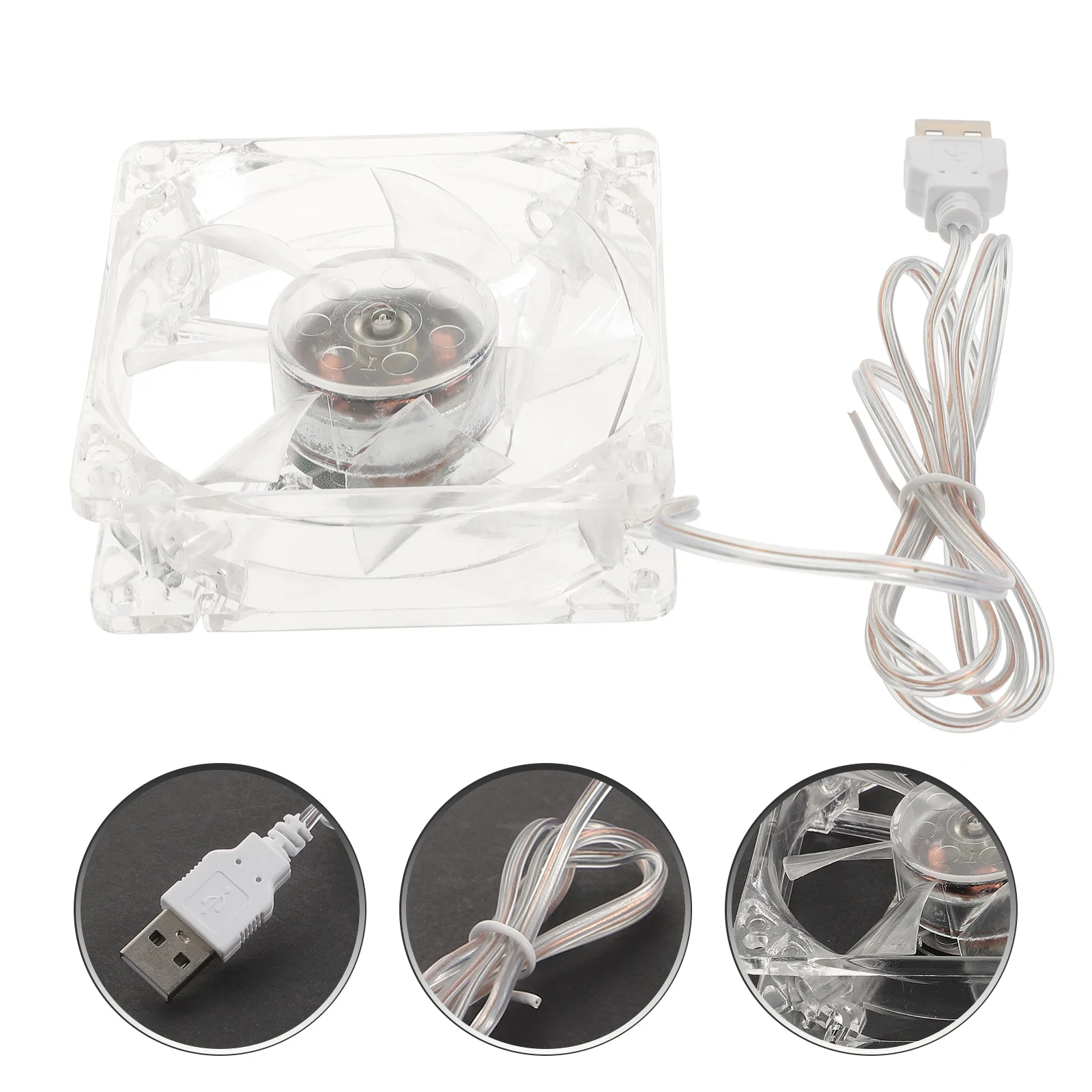 Акриловый вентилятор в клетку для маленьких домашних животных - Фотография_4