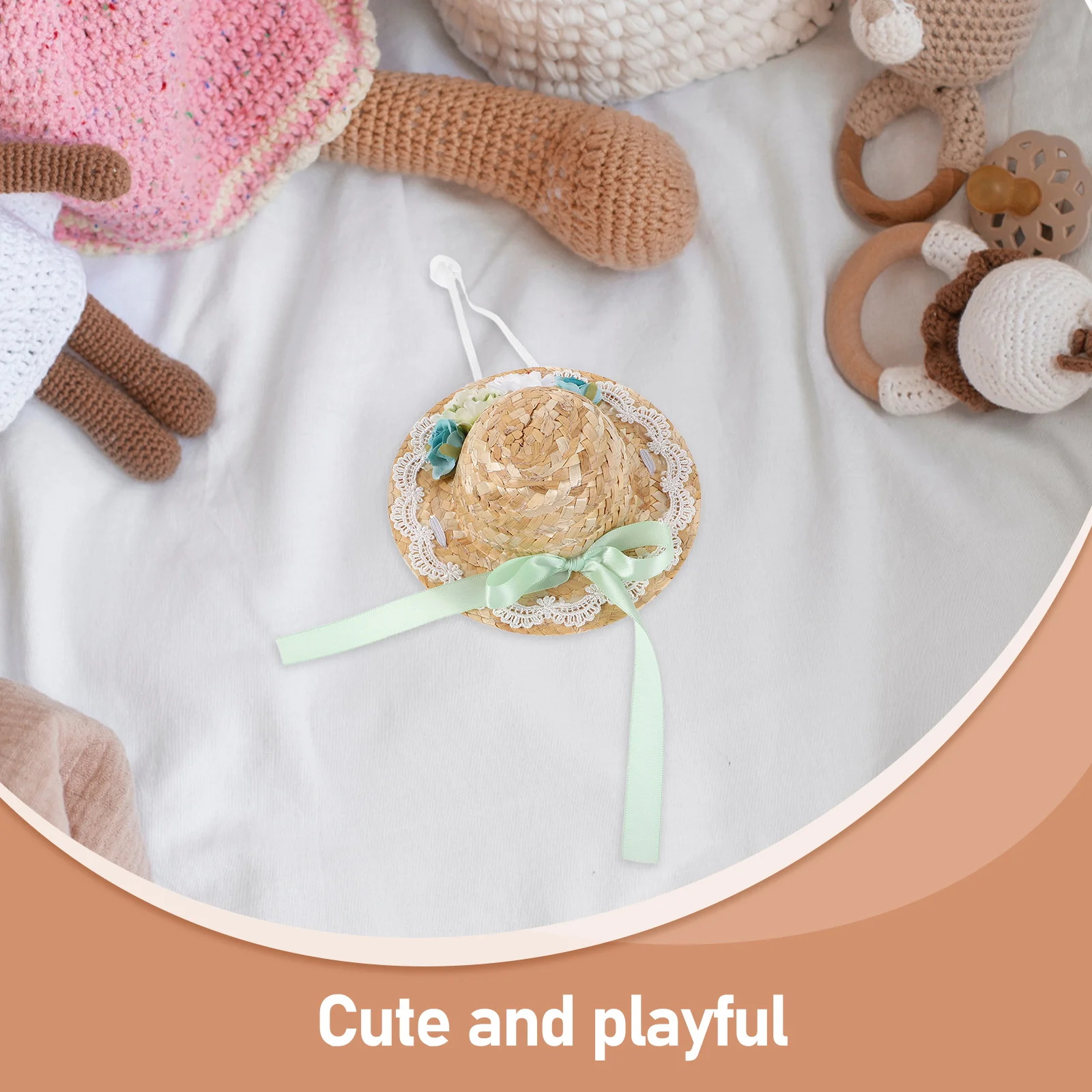 Мини-соломенная шляпа - Фотография_3