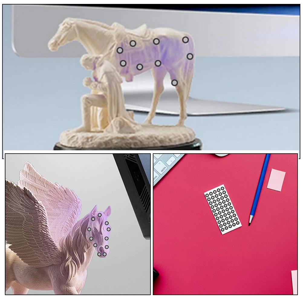 2 листа светоотражающие точки идентификации сканера толщиной 0 15 мм - Фотография_6