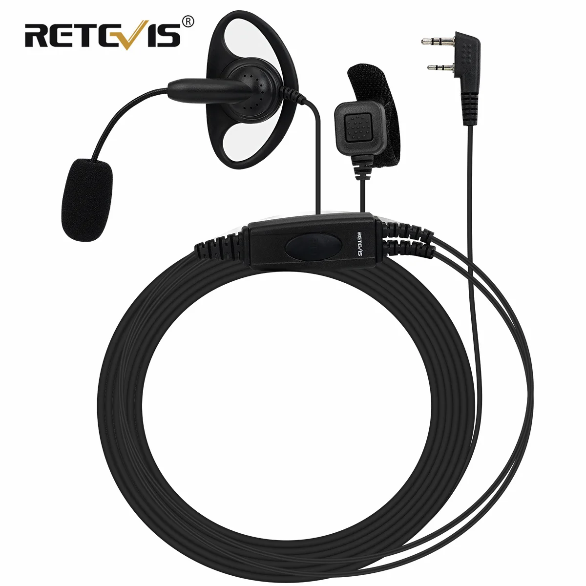 Retevis eek020 rt22 рация гарнитура