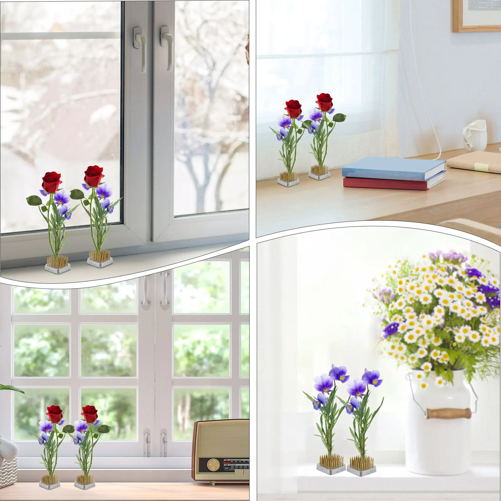 Фиксирующая основа с цветочным принтом - Фотография_2