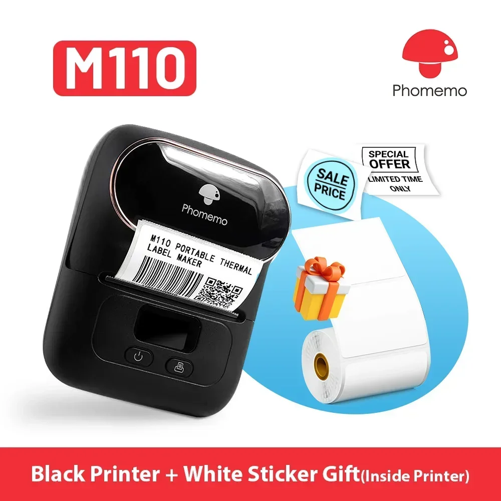 Мини портативный принтер phomemo m110