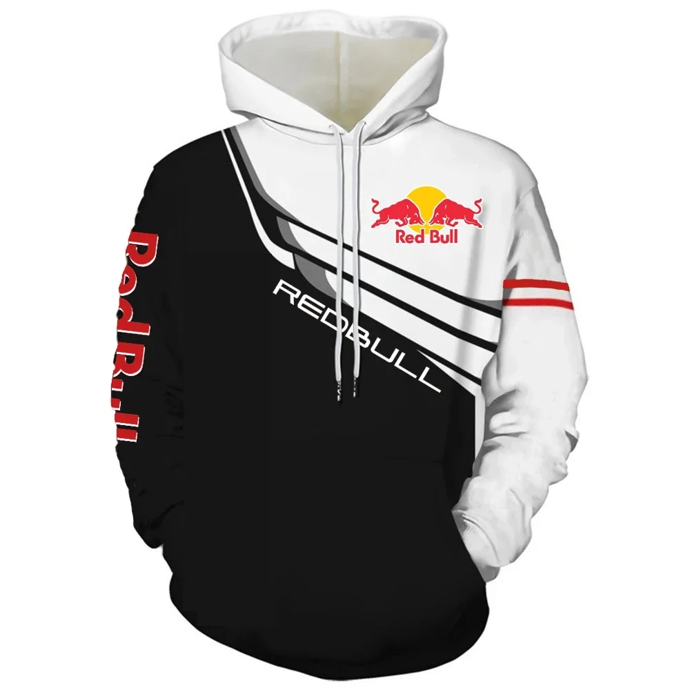Новая толстовка с капюшоном red bull