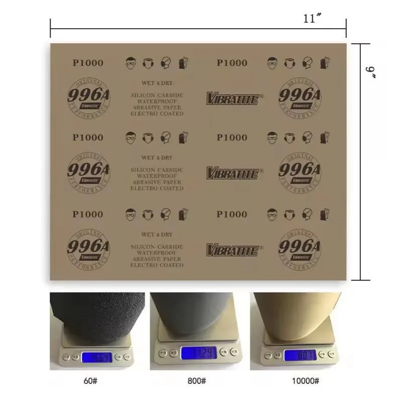 996a23x28см мокрая и сухая наждачная - Фотография_2