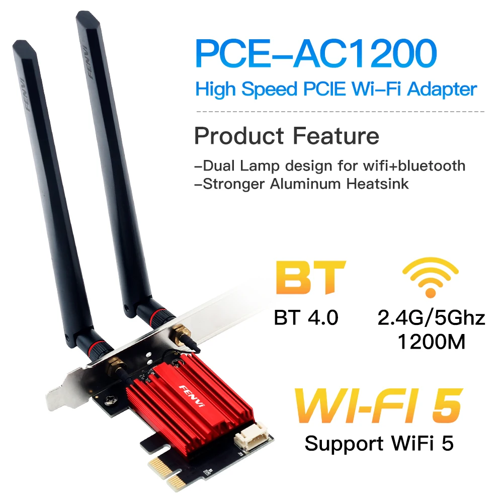 Беспроводной адаптер fenvi wifi 5 ac1200 - Фотография_2