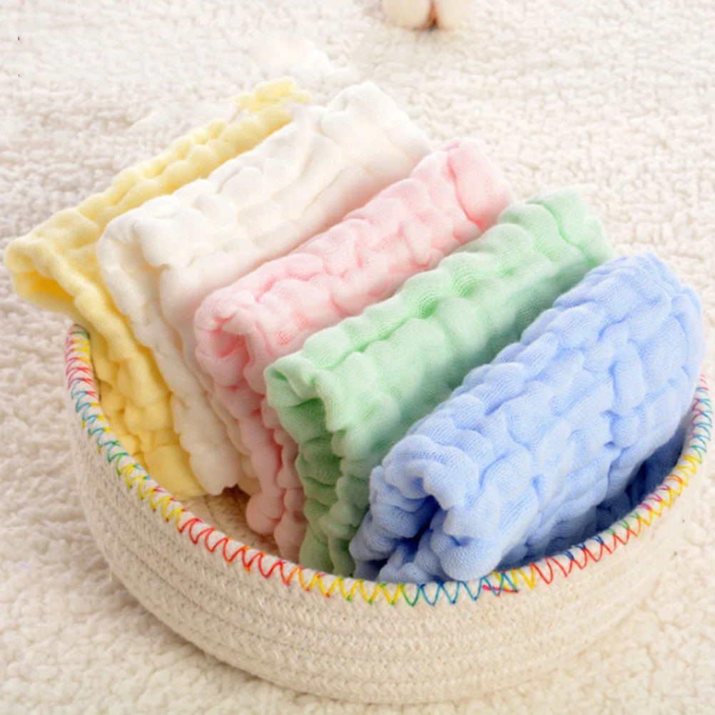 Шестислойное детское квадратное полотенце из чистого хлопка - Фотография_4