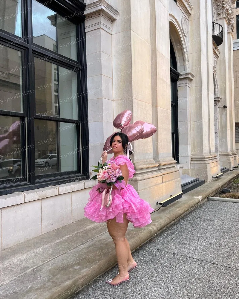 Женское платье с коротким рукавом - Фотография_5