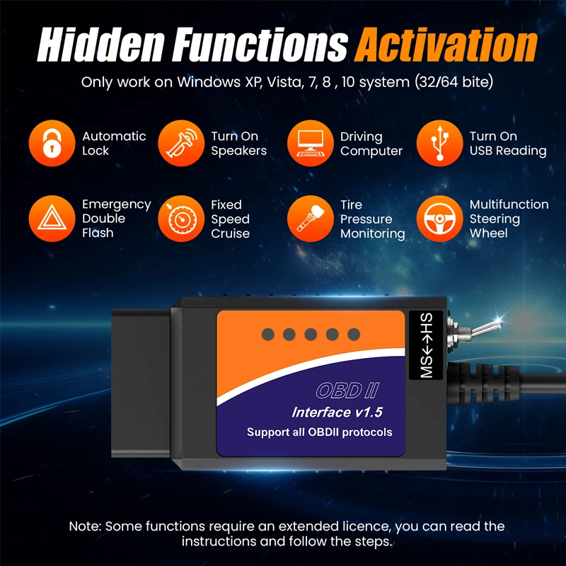 Forscan elm 327 obd2 диагностический сканер usb v1 - Фотография_3