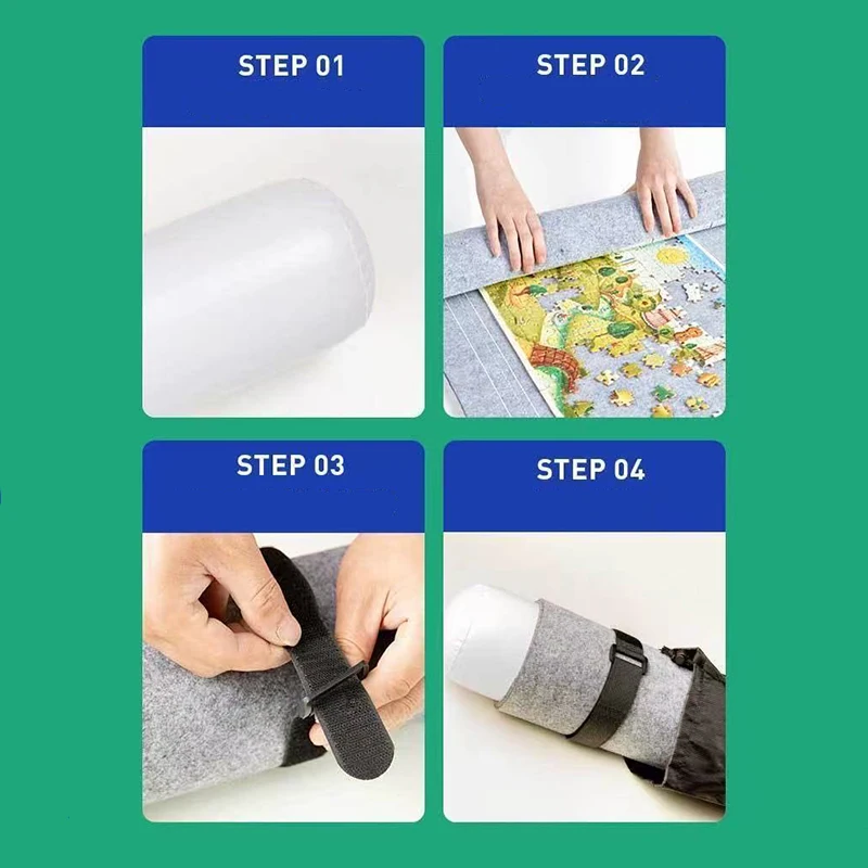 Профессиональный рулонный коврик-головоломка - Фотография_6