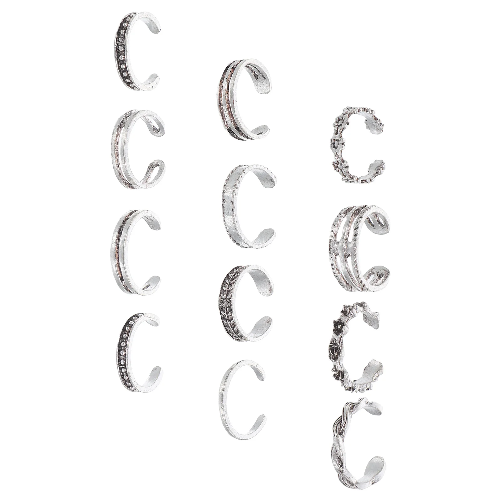 Регулируемые винтажные модные кольца на палец - Фотография_5