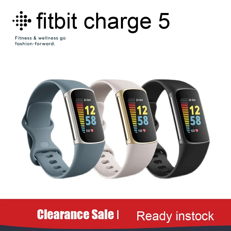 Оригинальные умные часы fitbit charge 5